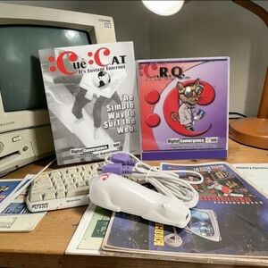 CueCat Barcode Reader Via PS/2 Keyboard Port Complete Original Sealed Packaging.